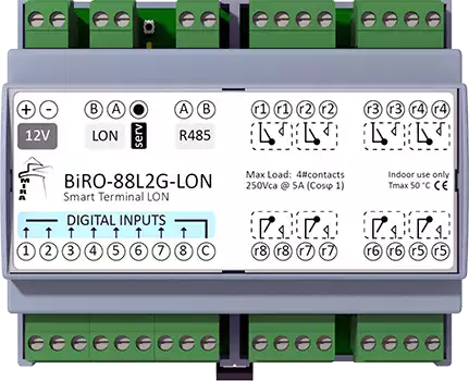 Modulo di IO LonWorks per smart buildings e management control