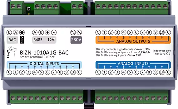 Modulo di IO per impianti BACnet