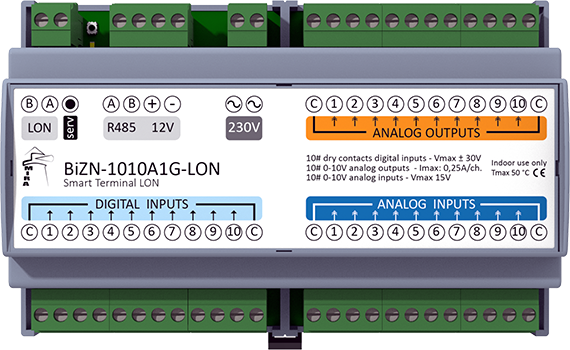 BiZN-1010A1G-LON - LonWorks I/O Device