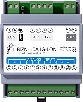 Modulo di IO LonWorks per smart buildings e management control