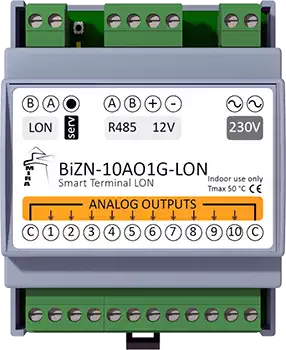 Modulo di IO LonWorks per smart buildings e management control