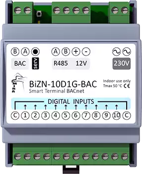 Modulo di IO BACnet per smart buildings e management control