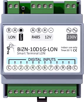Modulo di IO LonWorks per smart buildings e management control