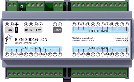 BiZN-30D1G-LON - LonWorks I/O device