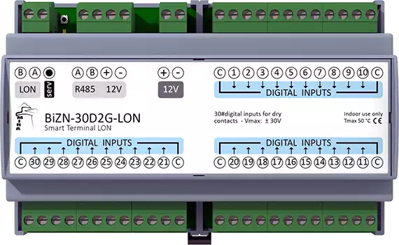 Modulo di IO LonWorks per smart buildings e management control