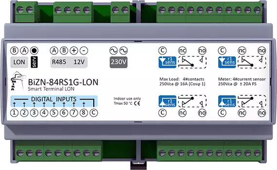 Modulo di IO LonWorks per smart buildings e management control