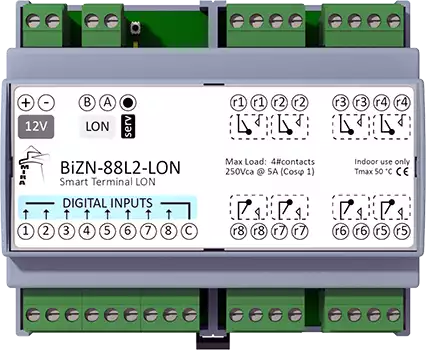 Modulo di IO LonWorks per smart buildings e management control