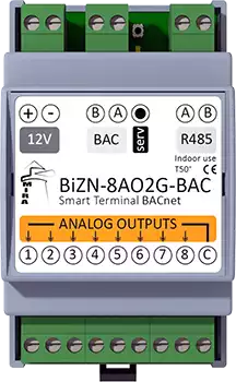 Modulo di IO BACnet per smart buildings e management control