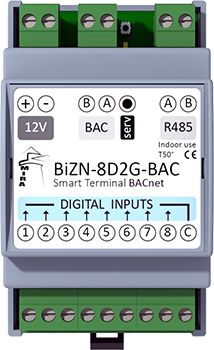 BiZN-8D2G-BAC - BACnet I/O device