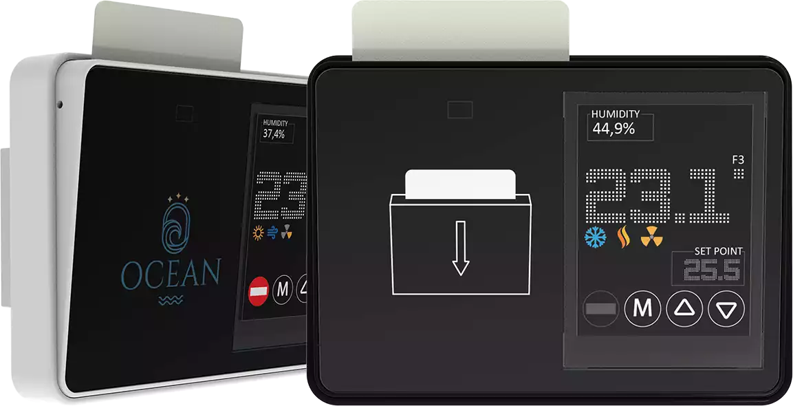 Tasca porta badge per tag RFID, WiFi, RS485, Modbus, MQTT