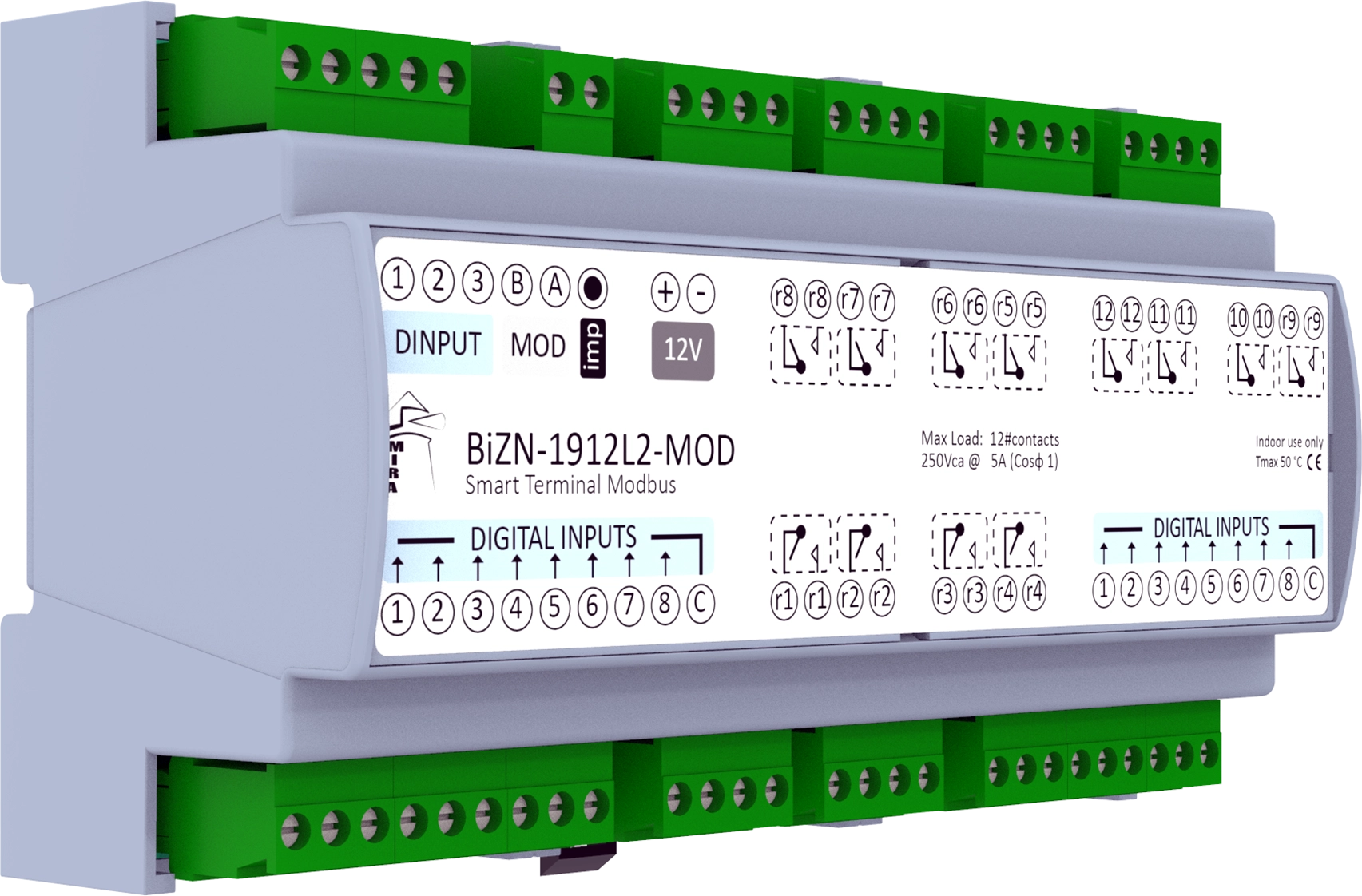 BiZN-1912L2-MOD Modbus - Control System IO Device